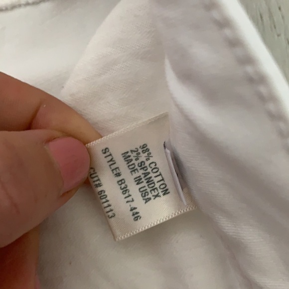 Anthropologie denim Cloth and Stone size 27 white jeans classic casual - Picture 5 of 11